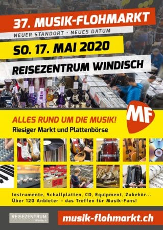 Flyer 37. Musik-Flohmarkt Sonntag, 17. Mai 2020